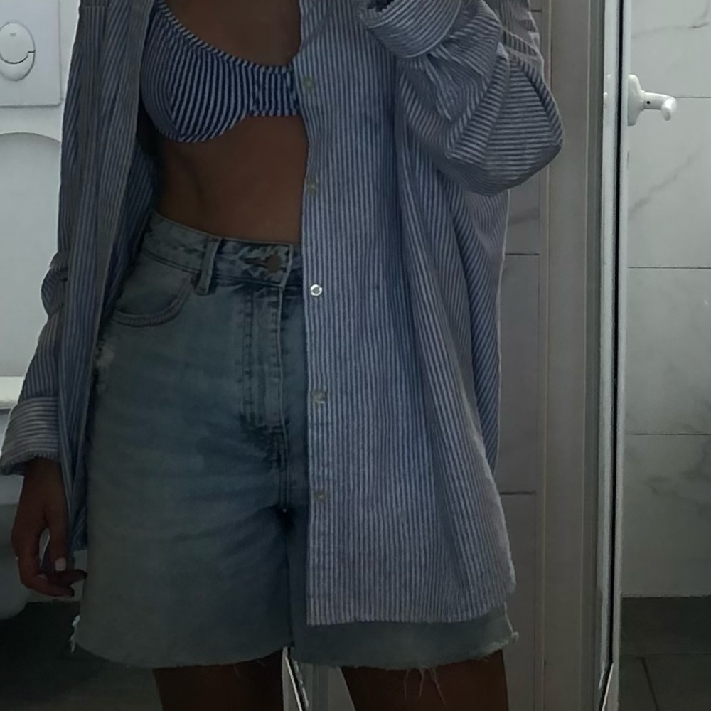 Distressed Denim H&M Jeans Jorts